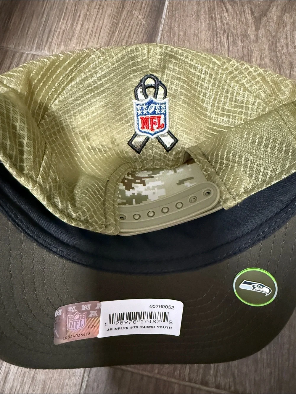 Youth Seattle Seahawks Salute to Service Hat
